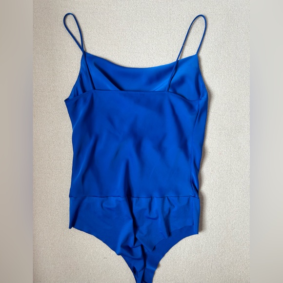 Zara Silk Blue Body Suit - Picture 2 of 3